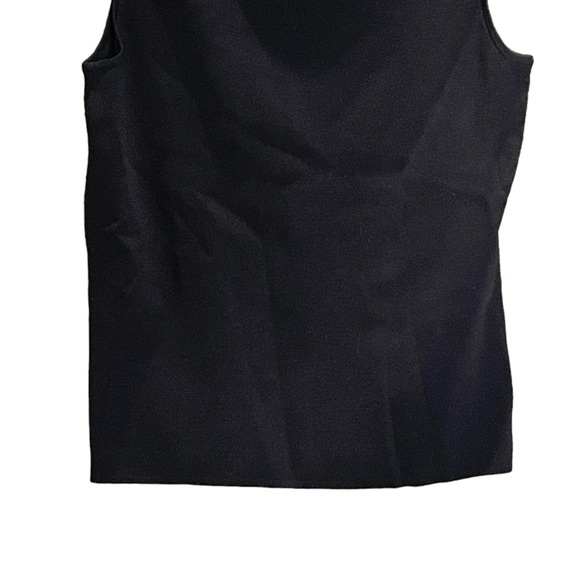 Vintage Cable & Gauge black fitted ribbed sleeveless tank top - Picture 9 of 9